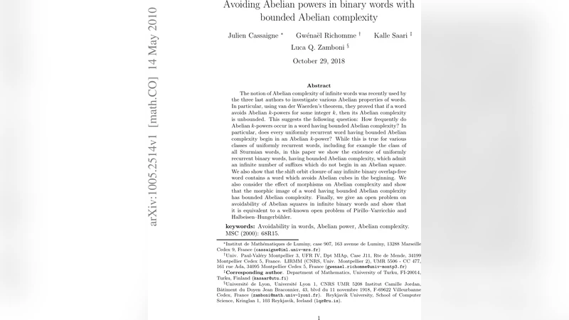 Avoiding Abelian powers in binary words with bounded Abelian complexity