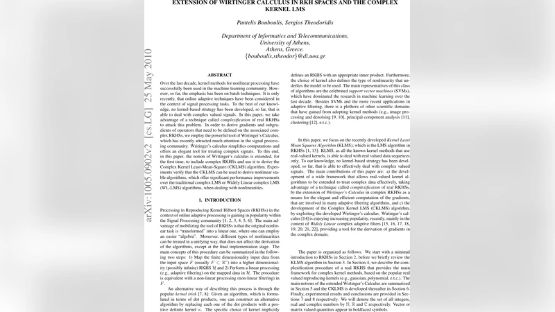 Extension of Wirtinger Calculus in RKH Spaces and the Complex Kernel LMS