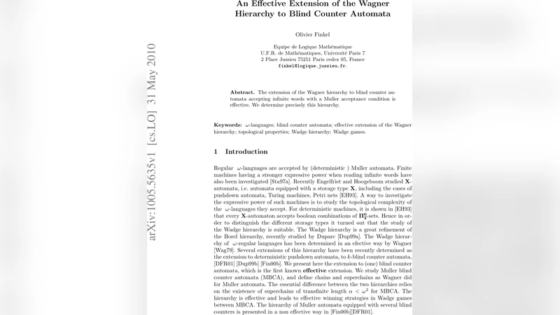 An Effective Extension of the Wagner Hierarchy to Blind Counter Automata