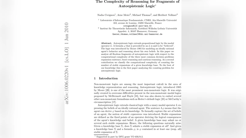 The Complexity of Reasoning for Fragments of Autoepistemic Logic