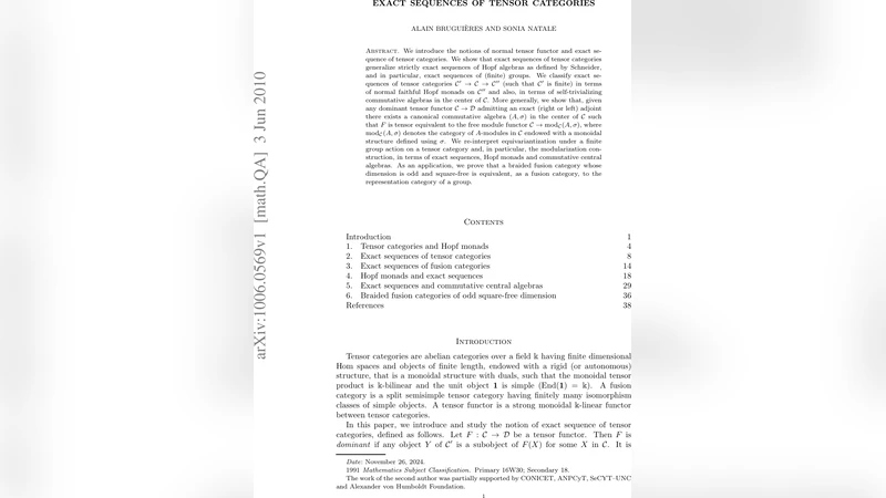 Exact sequences of tensor categories