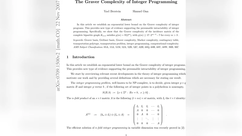 The Graver Complexity of Integer Programming
