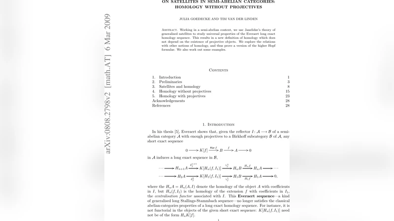 On satellites in semi-abelian categories: Homology without projectives