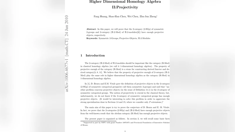 Higher Dimensional Homology Algebra II:Projectivity