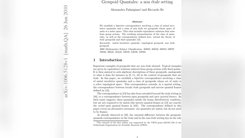 Groupoid Quantales: a non etale setting