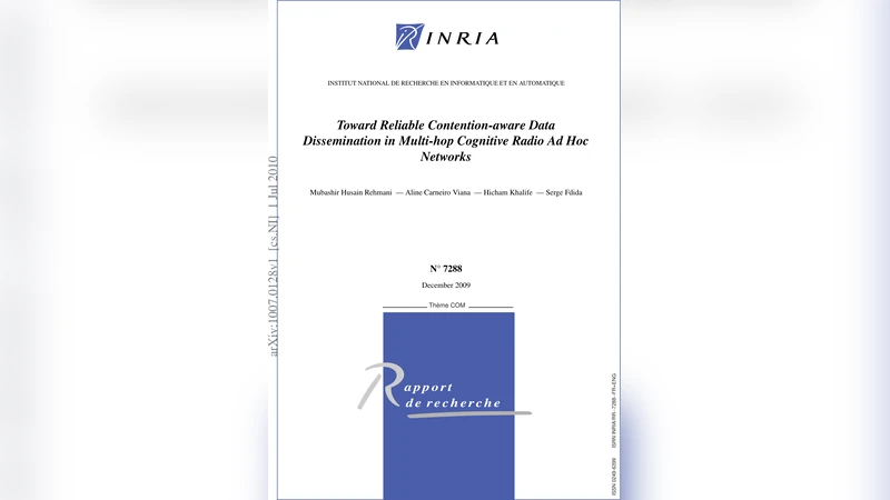 Toward Reliable Contention-aware Data Dissemination in Multi-hop   Cognitive Radio Ad Hoc Networks