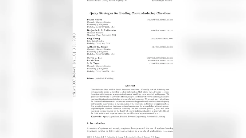 Query Strategies for Evading Convex-Inducing Classifiers