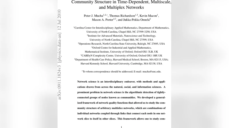 Community Structure in Time-Dependent, Multiscale, and Multiplex   Networks