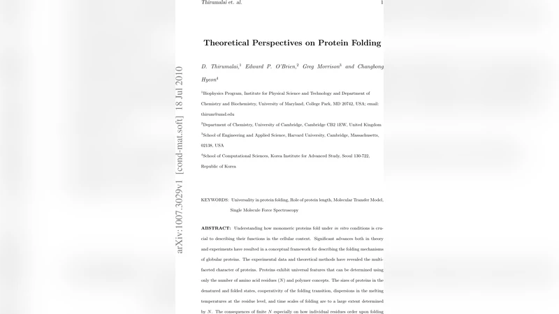 Theoretical Perspectives on Protein Folding