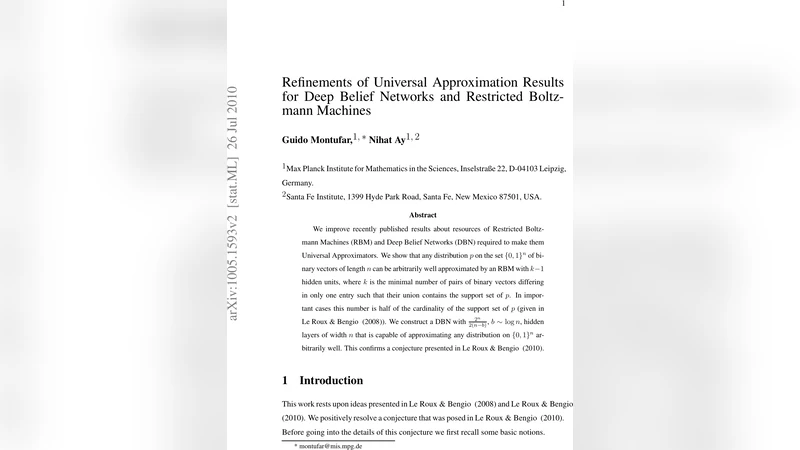 Refinements of Universal Approximation Results for Deep Belief Networks   and Restricted Boltzmann Machines