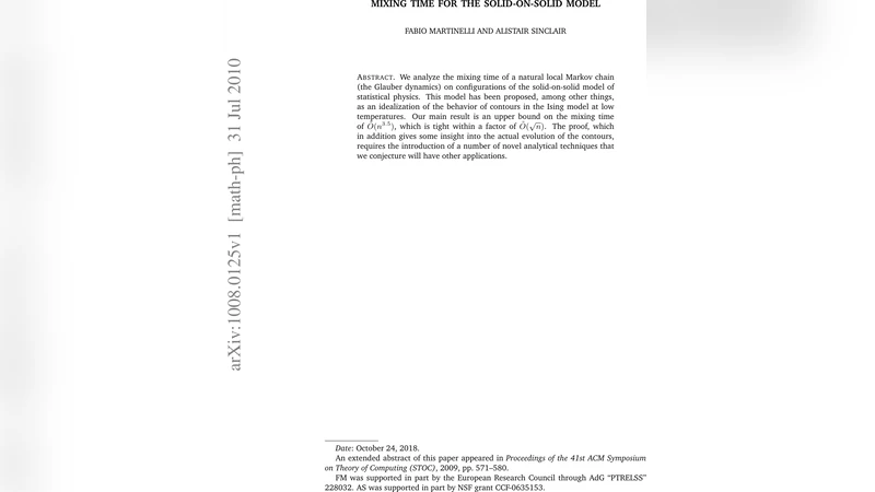 Mixing Time for the Solid-on-Solid Model