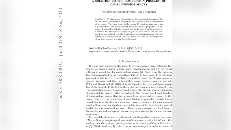 A solution to the completion problem of quasi-uniform spaces
