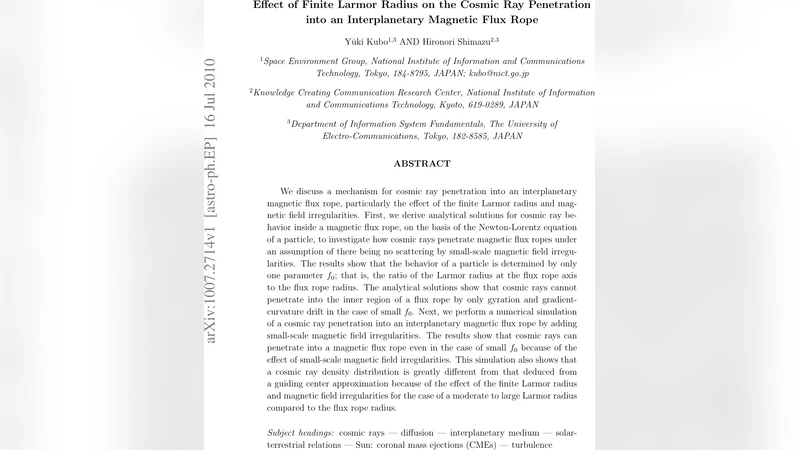 Effect of Finite Larmor Radius on the Cosmic Ray Penetration into an   Interplanetary Magnetic Flux Rope