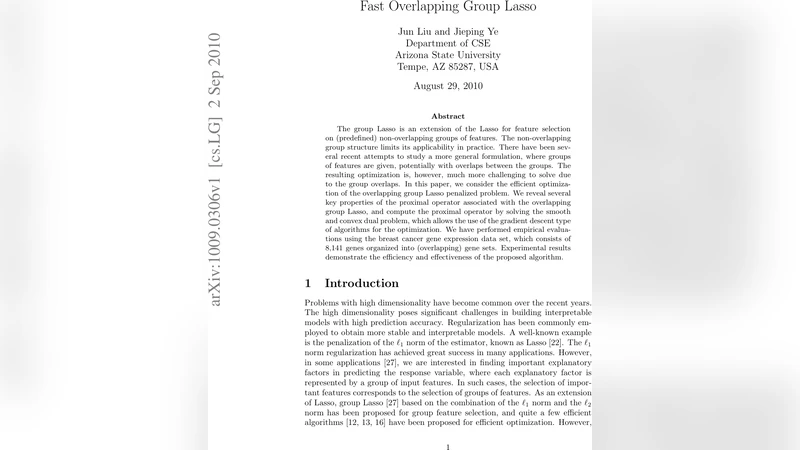 Fast Overlapping Group Lasso