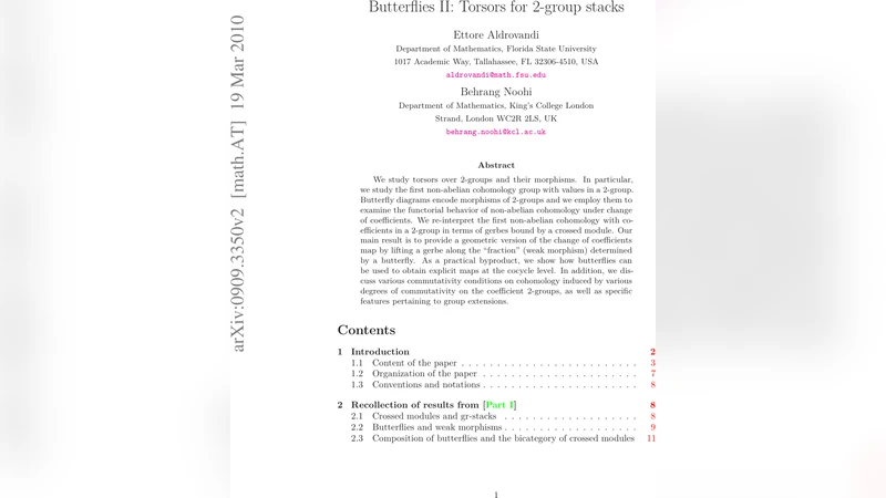 Butterflies II: Torsors for 2-group stacks