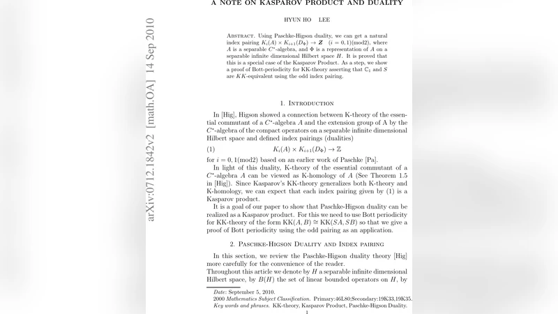 A Note on Kasparov Product and Duality