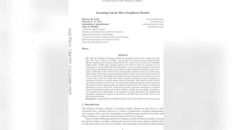 Learning Latent Tree Graphical Models