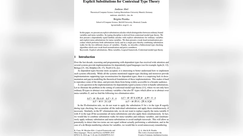 Explicit Substitutions for Contextual Type Theory