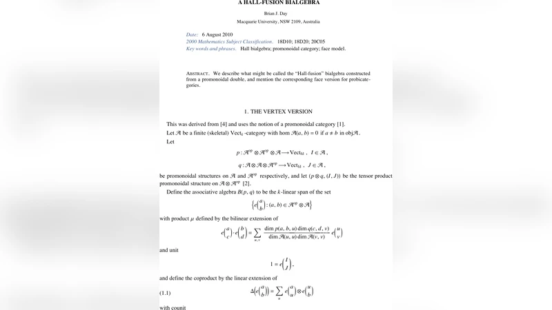 A Hall-Fusion Bialgebra