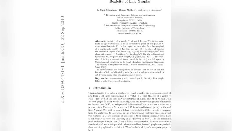 Boxicity of Line Graphs