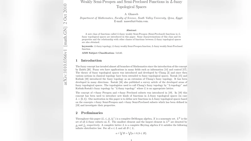 Weakly Semi-Preopen and Semi-Preclosed Functions in L-fuzzy Topological   Spaces