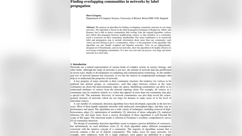 Finding overlapping communities in networks by label propagation