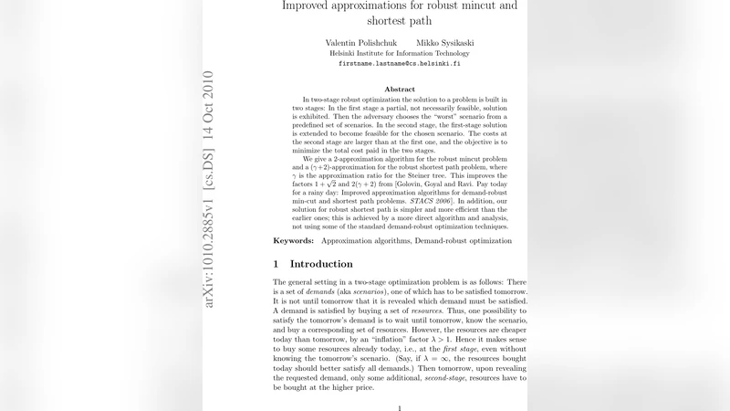 Improved approximations for robust mincut and shortest path