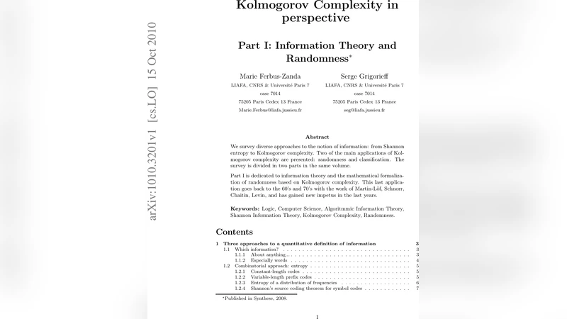 Kolmogorov Complexity in perspective. Part I: Information Theory and   Randomnes