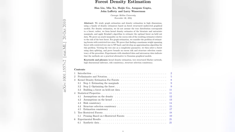 Forest Density Estimation