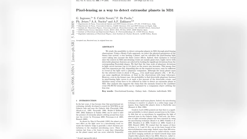 Pixel-lensing as a way to detect extrasolar planets in M31