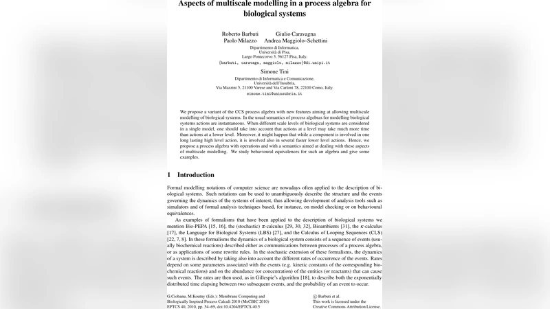 Aspects of multiscale modelling in a process algebra for biological   systems