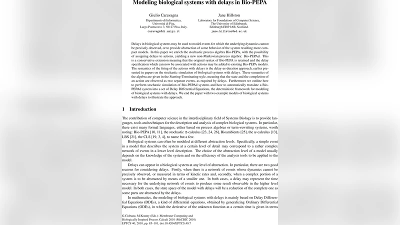 Modeling biological systems with delays in Bio-PEPA