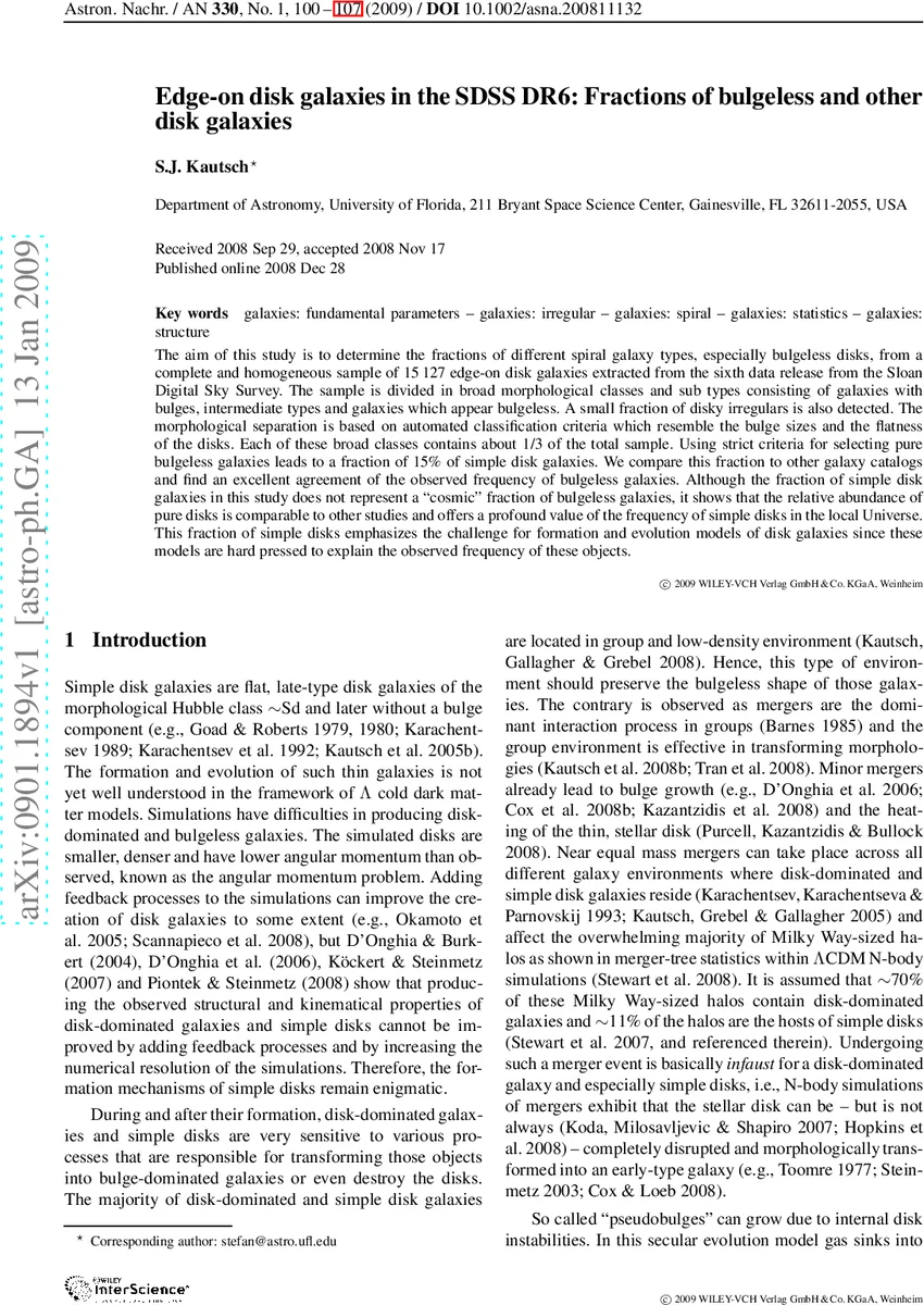 Edge-on disk galaxies in the SDSS DR6: Fractions of bulgeless and other   disk galaxies