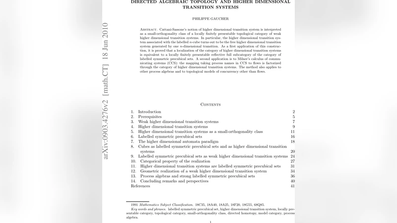 Directed algebraic topology and higher dimensional transition system