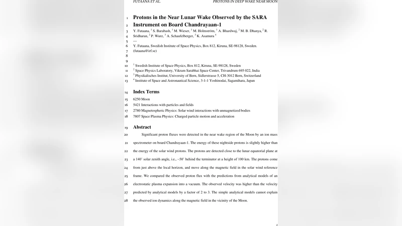 Protons in the near-lunar wake observed by the Sub-keV Atom Reflection   Analyzer on board Chandrayaan-1