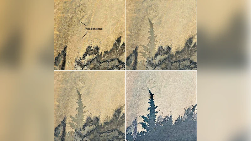 Merowe Dam and the inundation of paleochannels of the Nile
