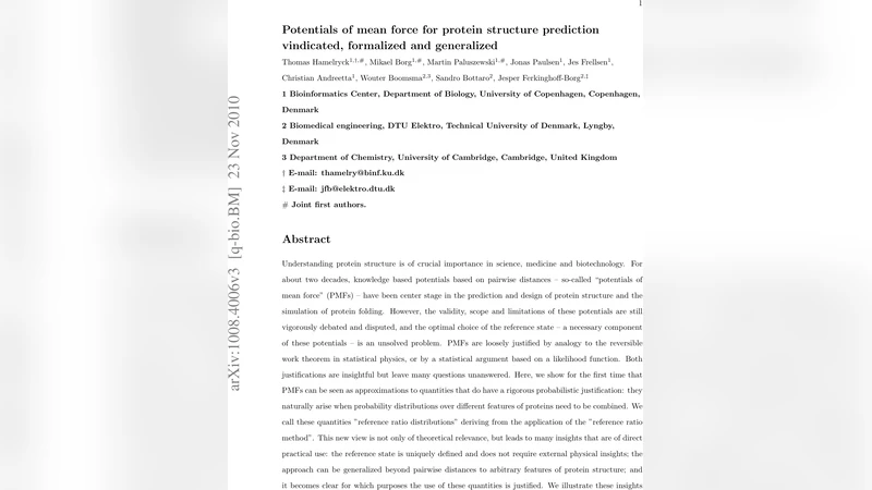 Potentials of Mean Force for Protein Structure Prediction Vindicated,   Formalized and Generalized