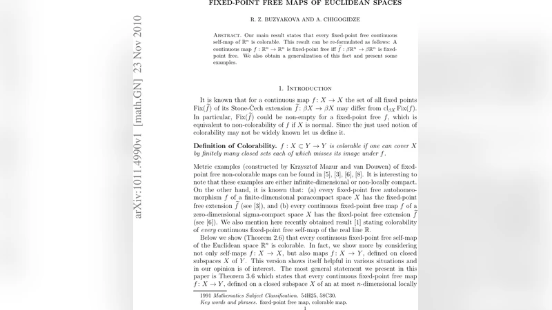 Fixed-point free maps of Euclidean spaces