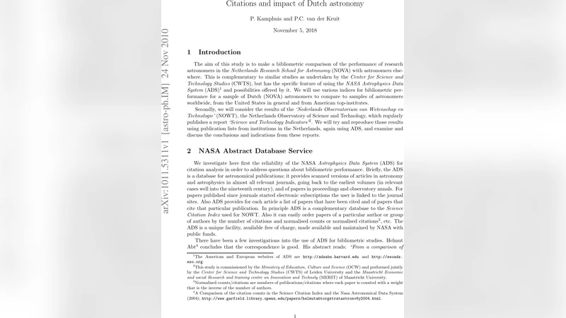 Citations and impact of Dutch astronomy