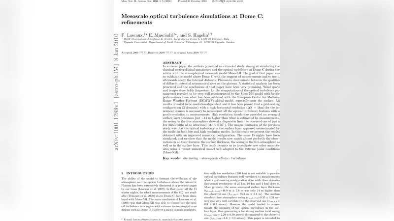 Mesoscale optical turbulence simulations at Dome C: refinements