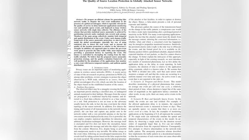 Quality of Source Location Protection in Globally Attacked Sensor   Networks