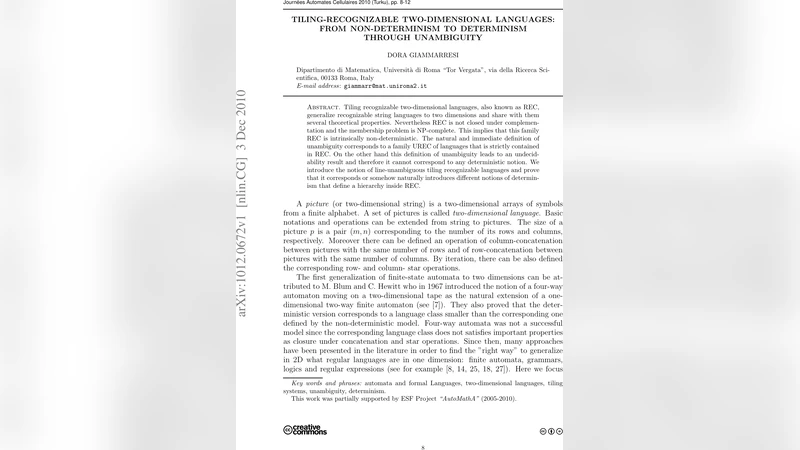 Tiling-Recognizable Two-Dimensional Languages: From Non-Determinism to   Determinism through Unambiguity