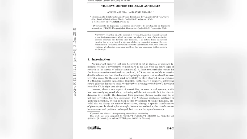 Time-Symmetric Cellular Automata