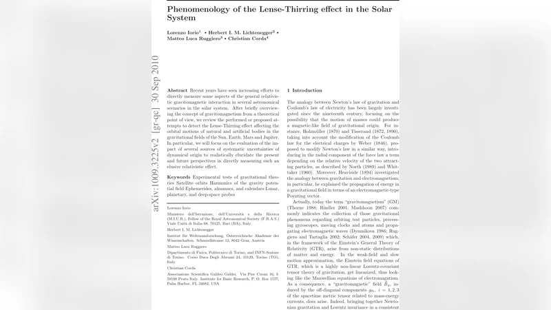 Phenomenology of the Lense-Thirring effect in the Solar System