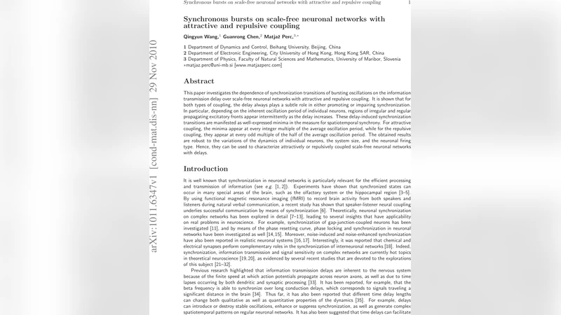 Synchronous bursts on scale-free neuronal networks with attractive and   repulsive coupling