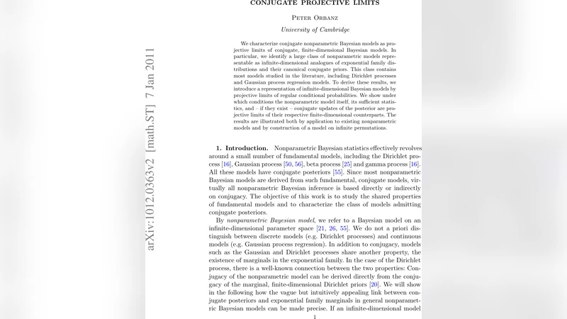 Conjugate Projective Limits