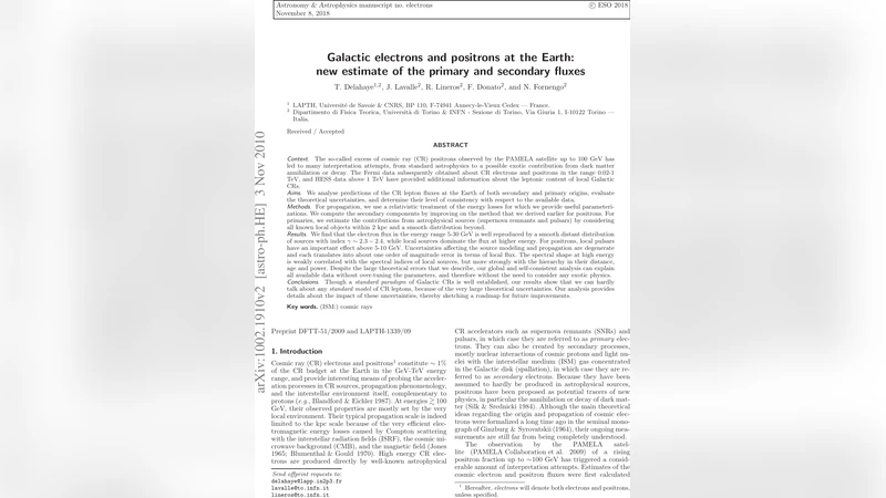 Galactic electrons and positrons at the Earth:new estimate of the   primary and secondary fluxes