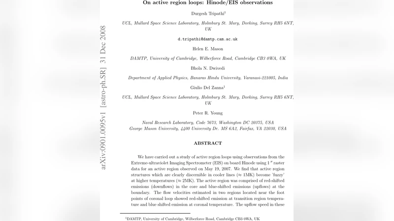 On active region loops: Hinode/EIS observations