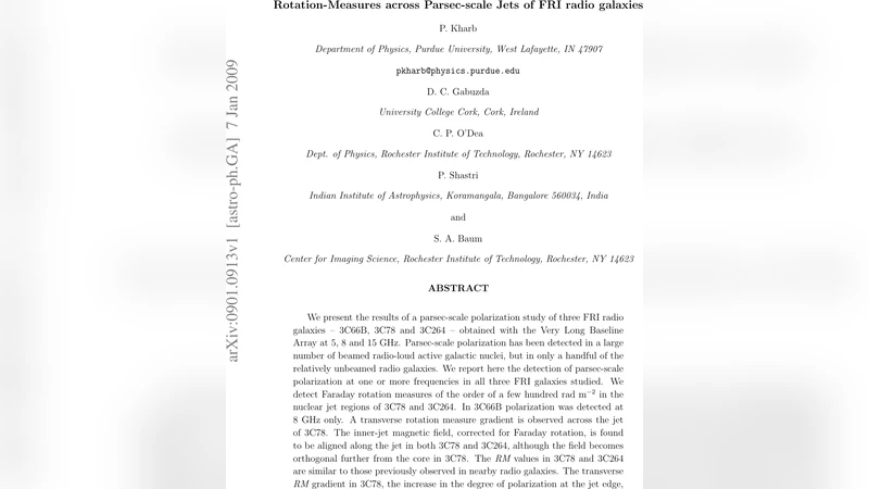 Rotation-Measures across Parsec-scale Jets of FRI radio galaxies