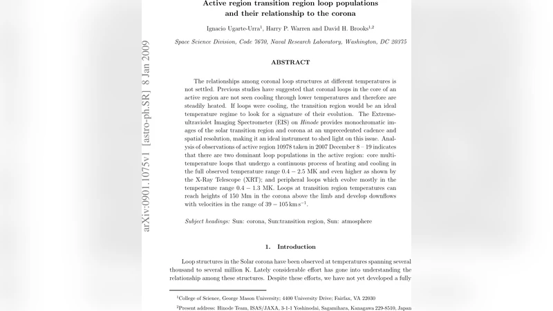 Active region transition region loop populations and their relationship   to the corona